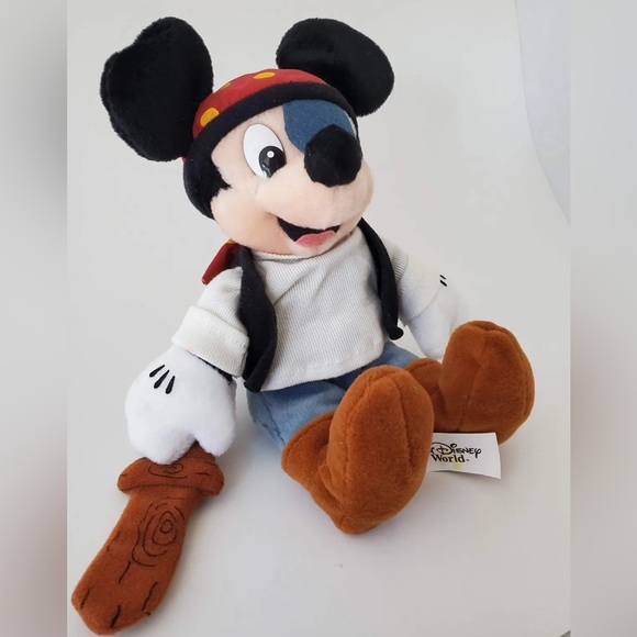 Disney Other - NWT Vintage Disney Plush Beanie Baby Pirate Mickey Mouse